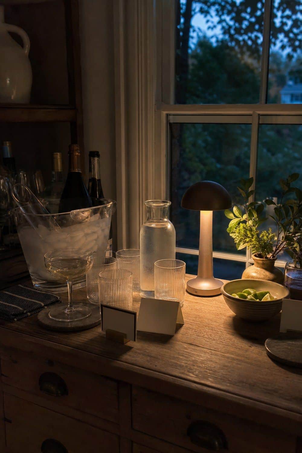 25 Neo Deco Dinner Party Ideas for Easy Hosting neo deco dinner party ideas section 07 sideboard lamps for sculptural mood