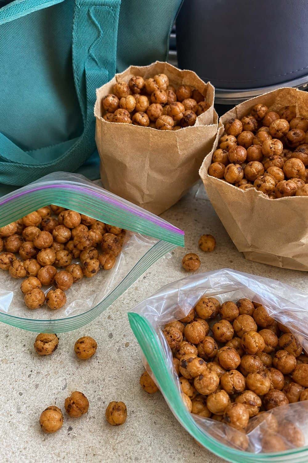 3. Crunchy Roasted Chickpea Bags