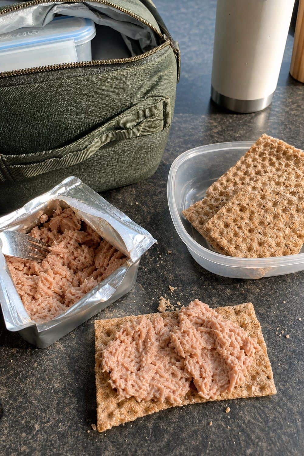 9. Tuna Pack and Crispbread Lunch