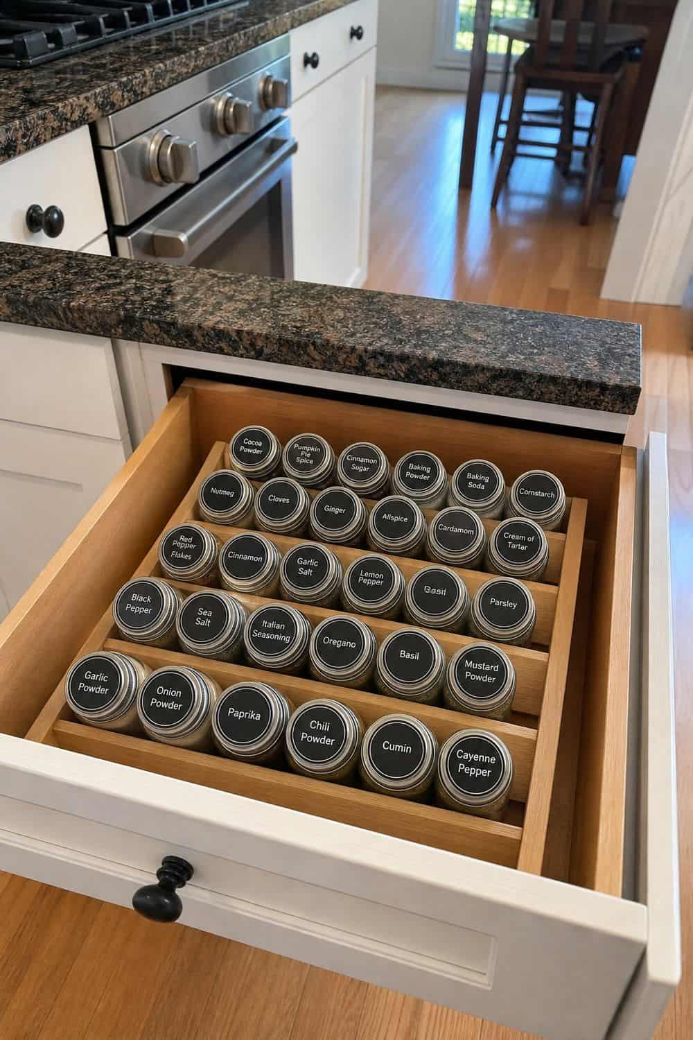 spice jars and labels section 16 spice drawer organizer for top label storage