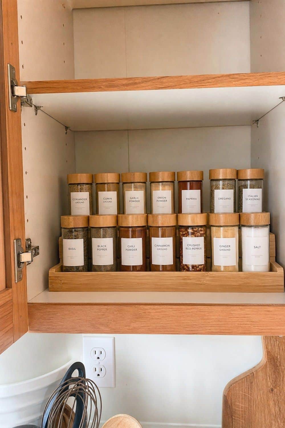 spice jars and labels section 17 tiered spice rack organizer for cabinets