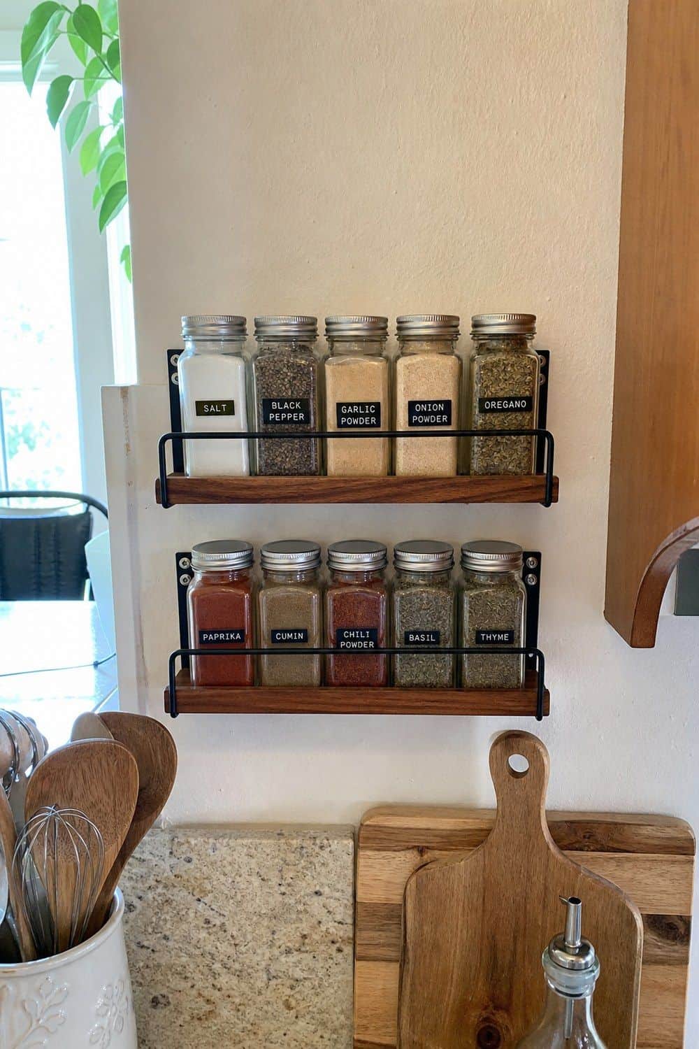 spice jars and labels section 18 wall mounted spice rack for everyday spices