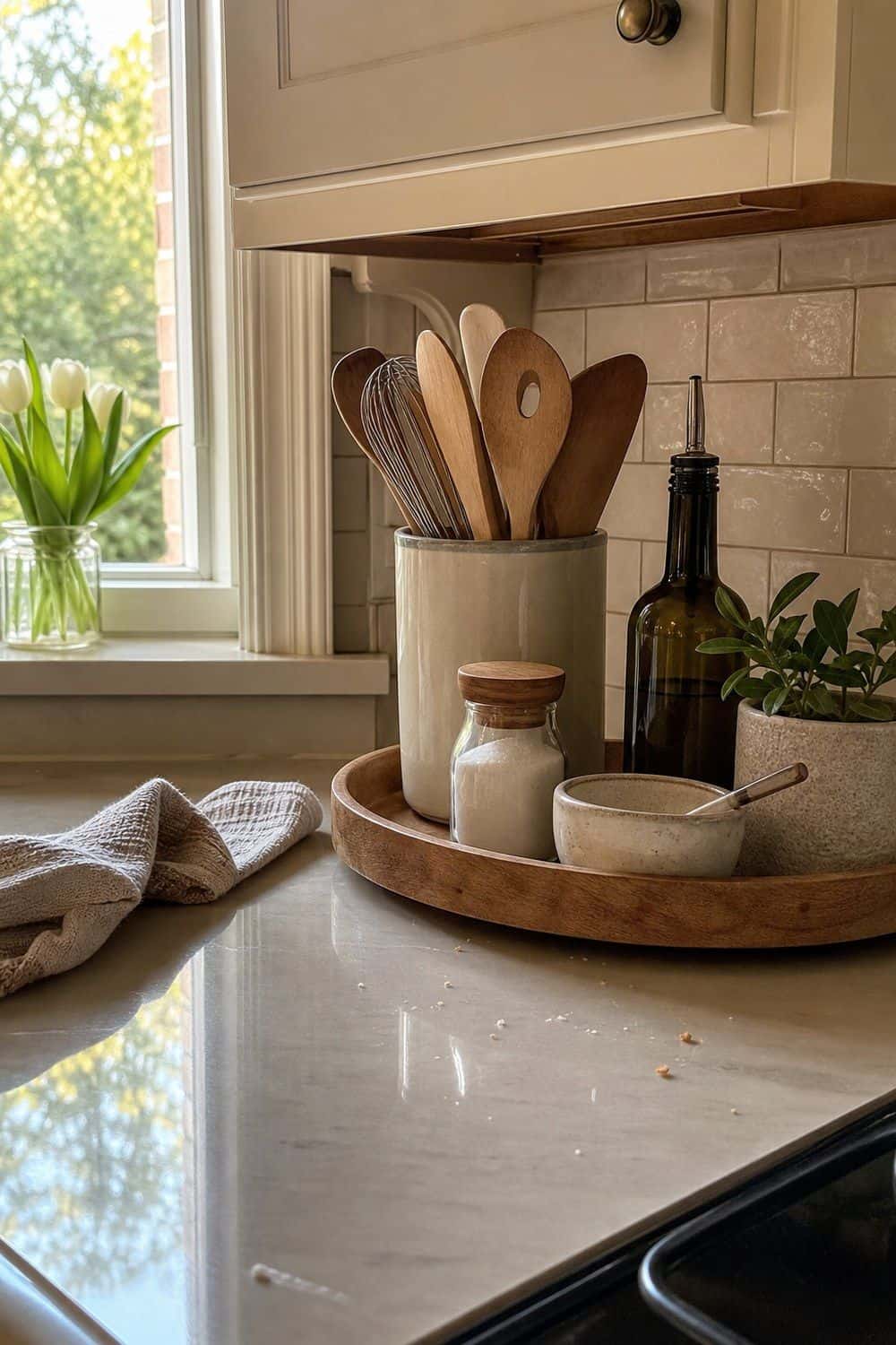25 Spring Kitchen Decor Ideas for a Lighter Seasonal Refresh spring kitchen decor ideas section 01 spring counter reset