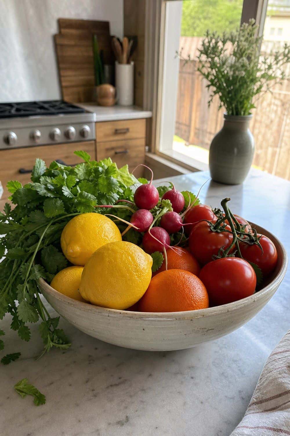 25 Spring Kitchen Decor Ideas for a Lighter Seasonal Refresh spring kitchen decor ideas section 23 fresh produce as color