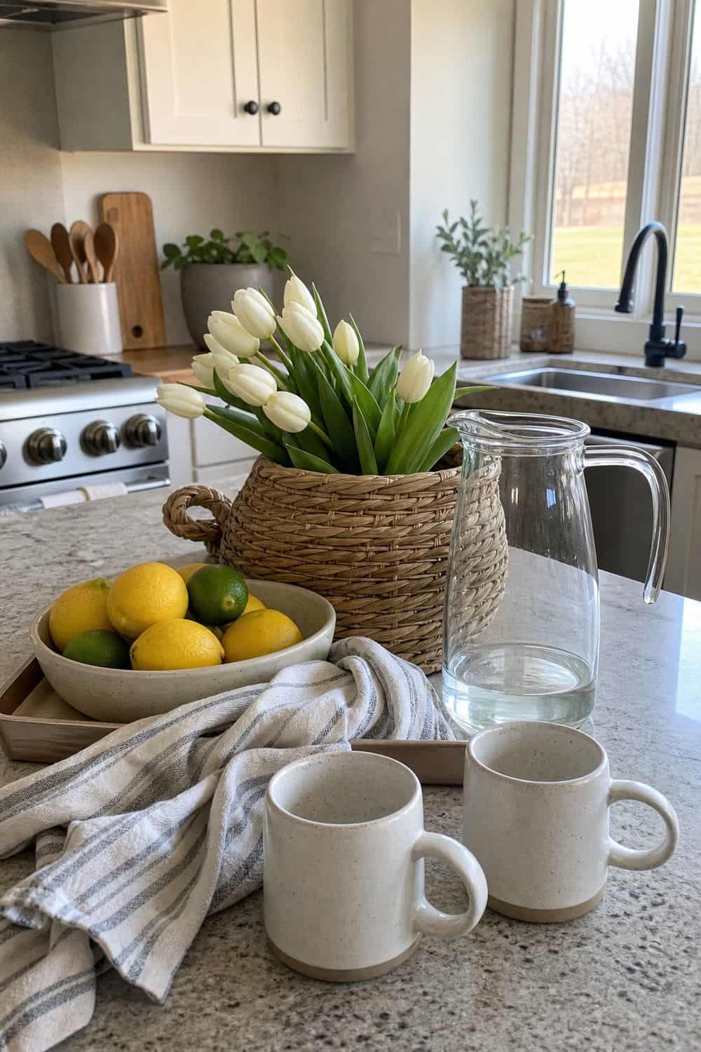 25 Spring Kitchen Decor Ideas for a Lighter Seasonal Refresh spring kitchen decor ideas section 25 seasonal pieces that stay useful past spring