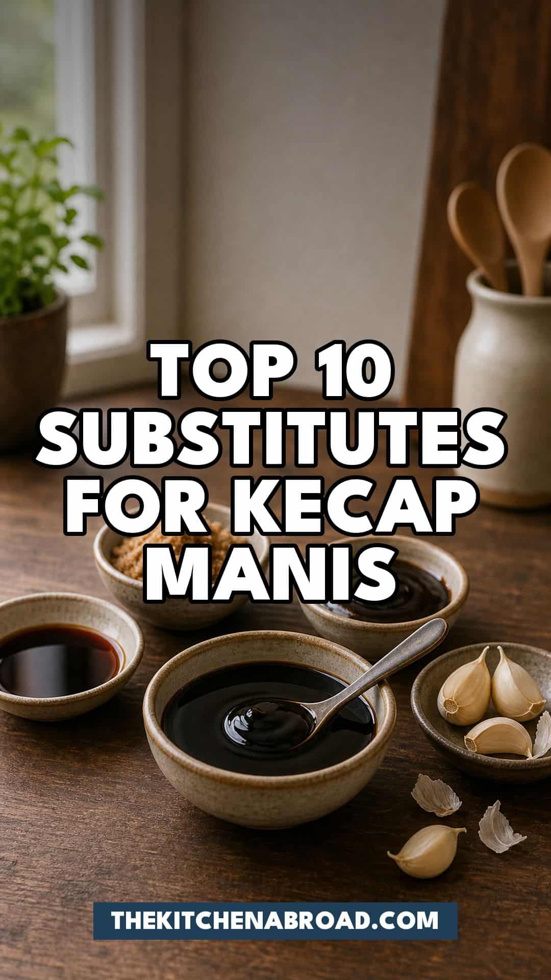 Pinterest pin for Top 10 Substitutes for Kecap Manis