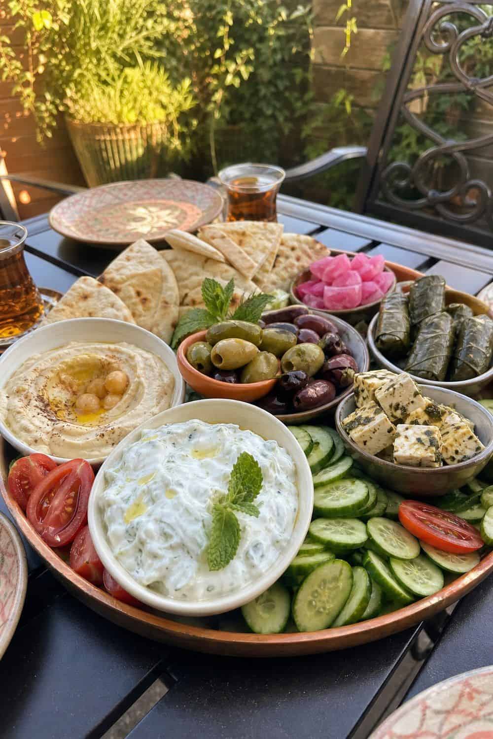 25 Summer Dinner Party Menu Ideas for Warm-Weather Hosting no-cook mezze patio menu for a summer dinner party menu