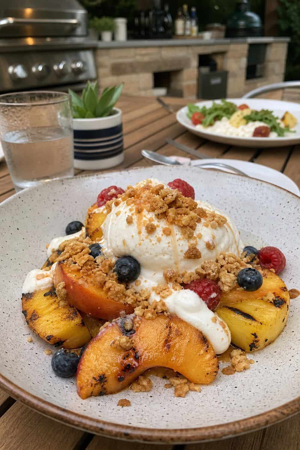 25 Summer Dinner Party Menu Ideas for Warm-Weather Hosting grilled fruit sundae dinner finale for a summer dinner party menu