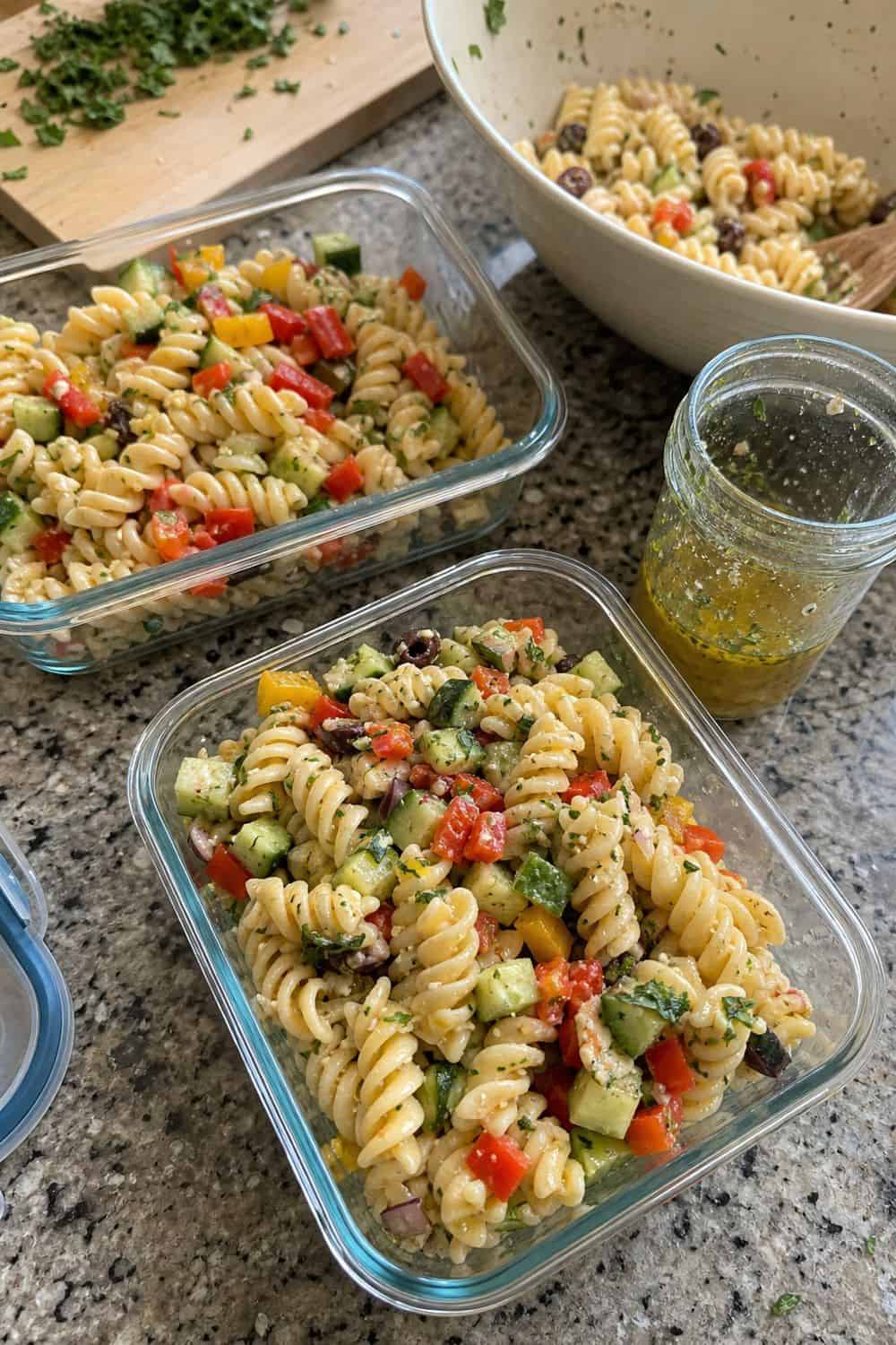 summer meal prep section 05 make a pasta salad base that holds