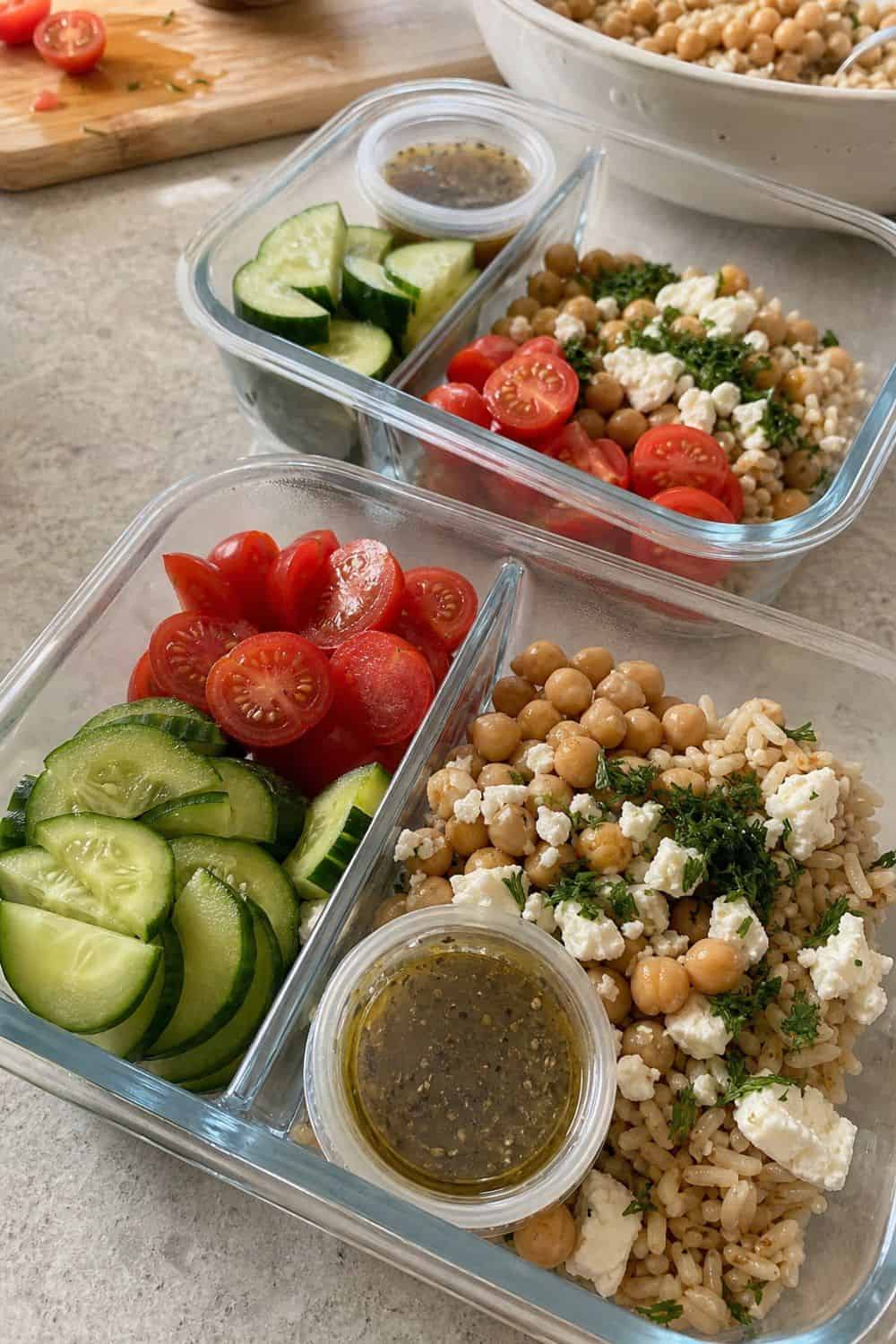 summer meal prep section 09 pack tomato cucumber lunch boxes