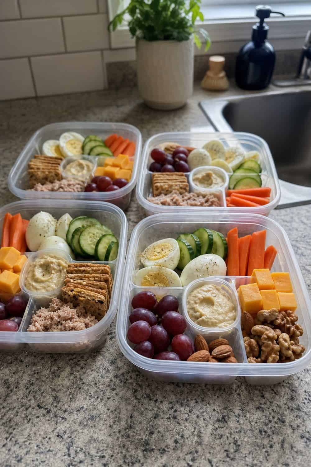 summer meal prep section 15 build heat wave snack plate boxes