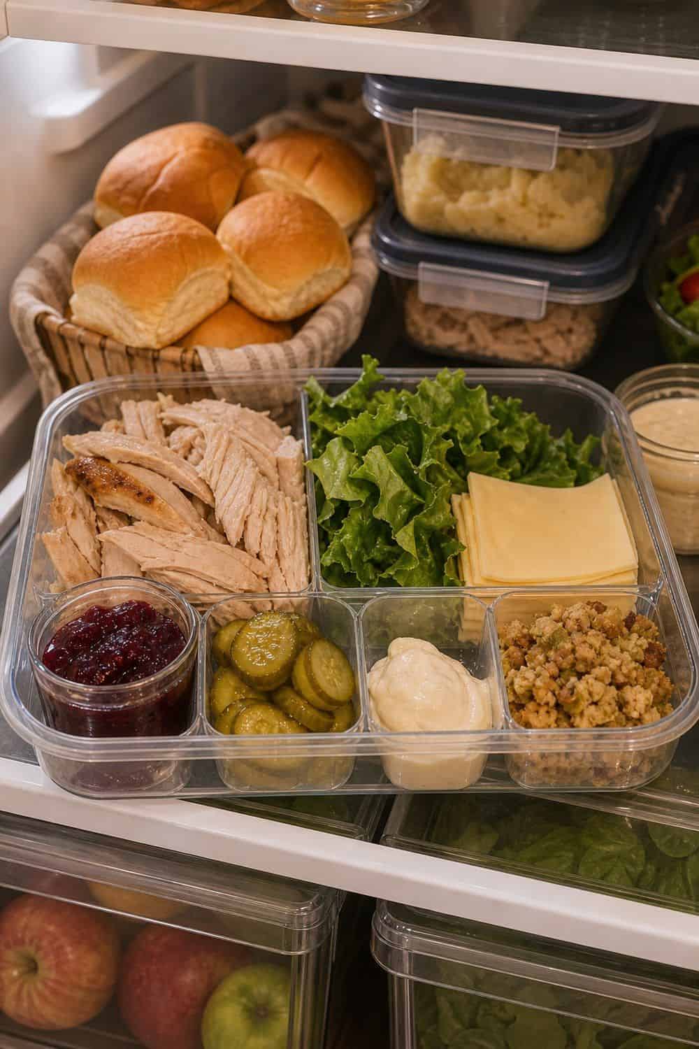 15 Thanksgiving Leftover Storage Ideas That Keep Food Fresh Friday Leftover Sandwich Kit for Thanksgiving leftover storage