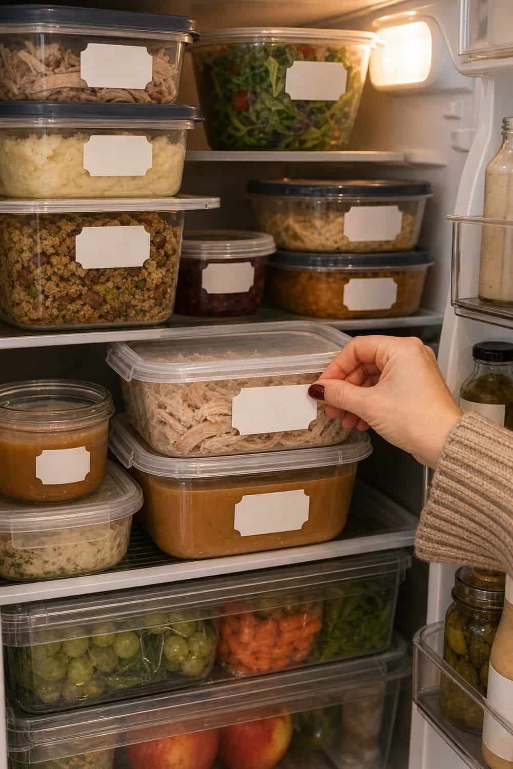 15 Thanksgiving Leftover Storage Ideas That Keep Food Fresh Eat-First Labels for Leftovers for Thanksgiving leftover storage