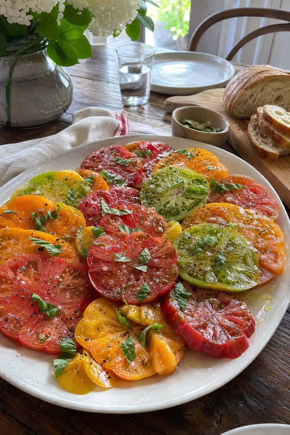 25 Tomato Dinner Party Ideas for Peak Summer Flavor tomato dinner party ideas section 01 build a salted heirloom tomato platter