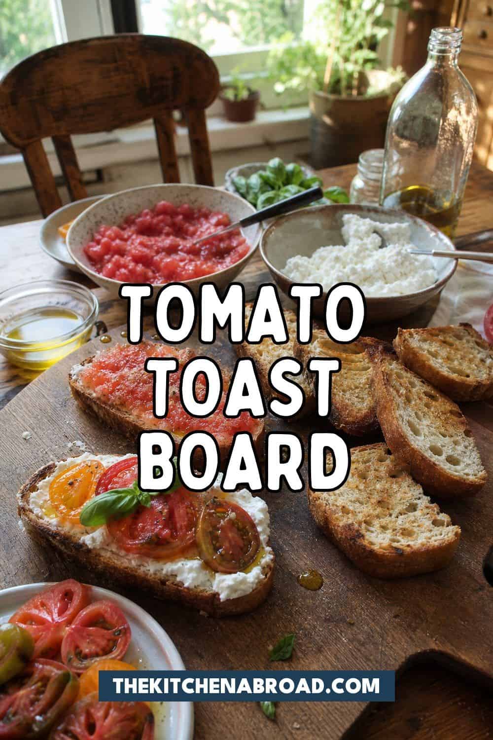 tomato toast board pinterest pin