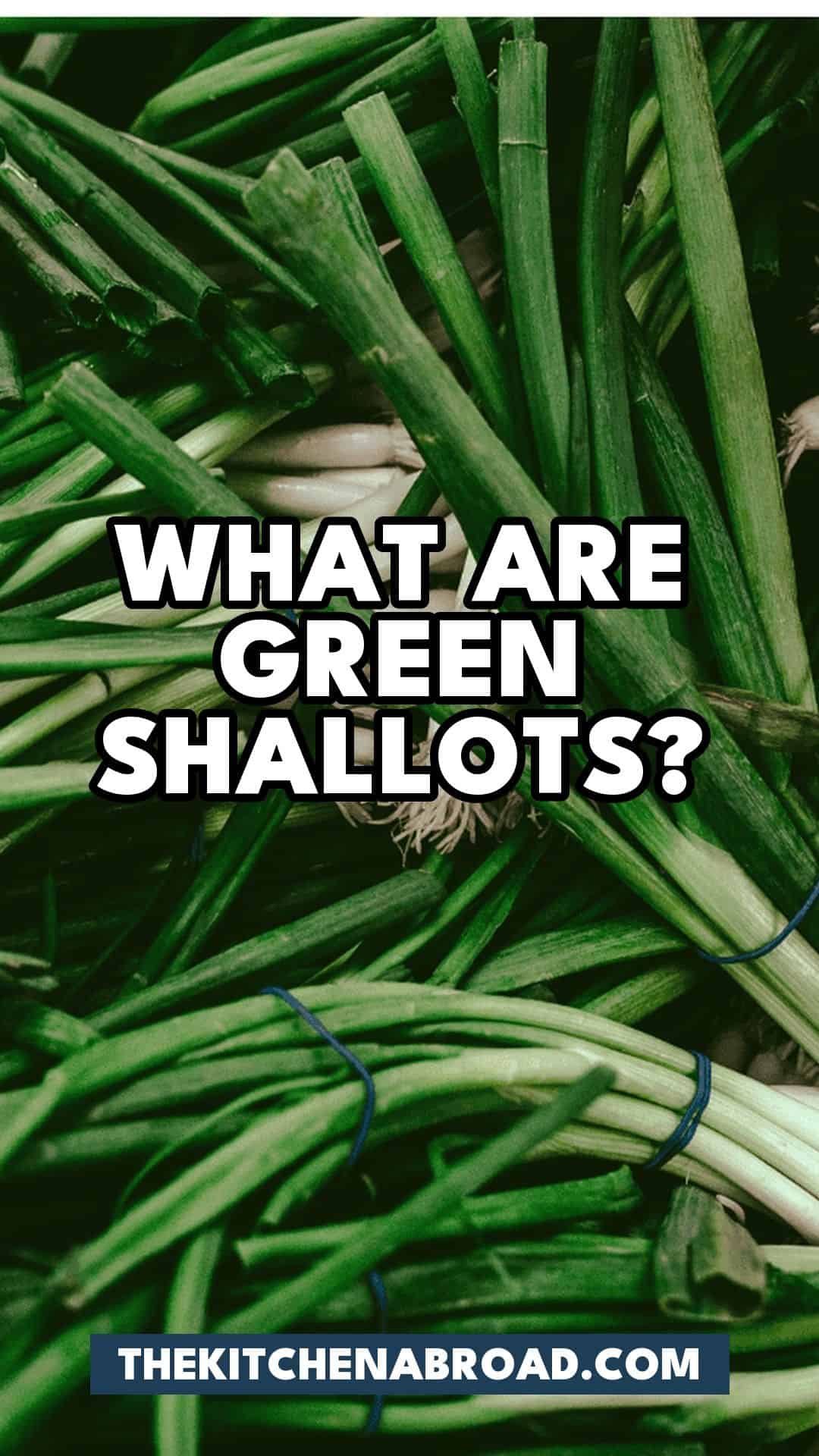 Pinterest pin for What Are Green Shallots? And 5 Best Alternatives!