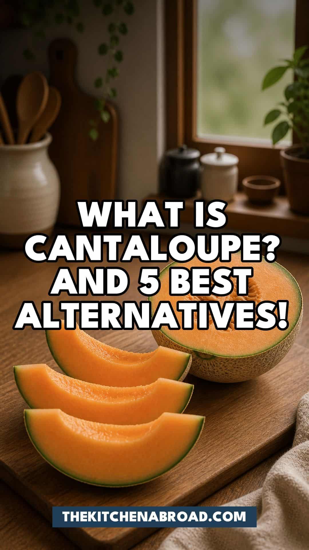 What Is Cantaloupe? And 5 Best Alternatives! Pinterest pin for What Is Cantaloupe? And 5 Best Alternatives!