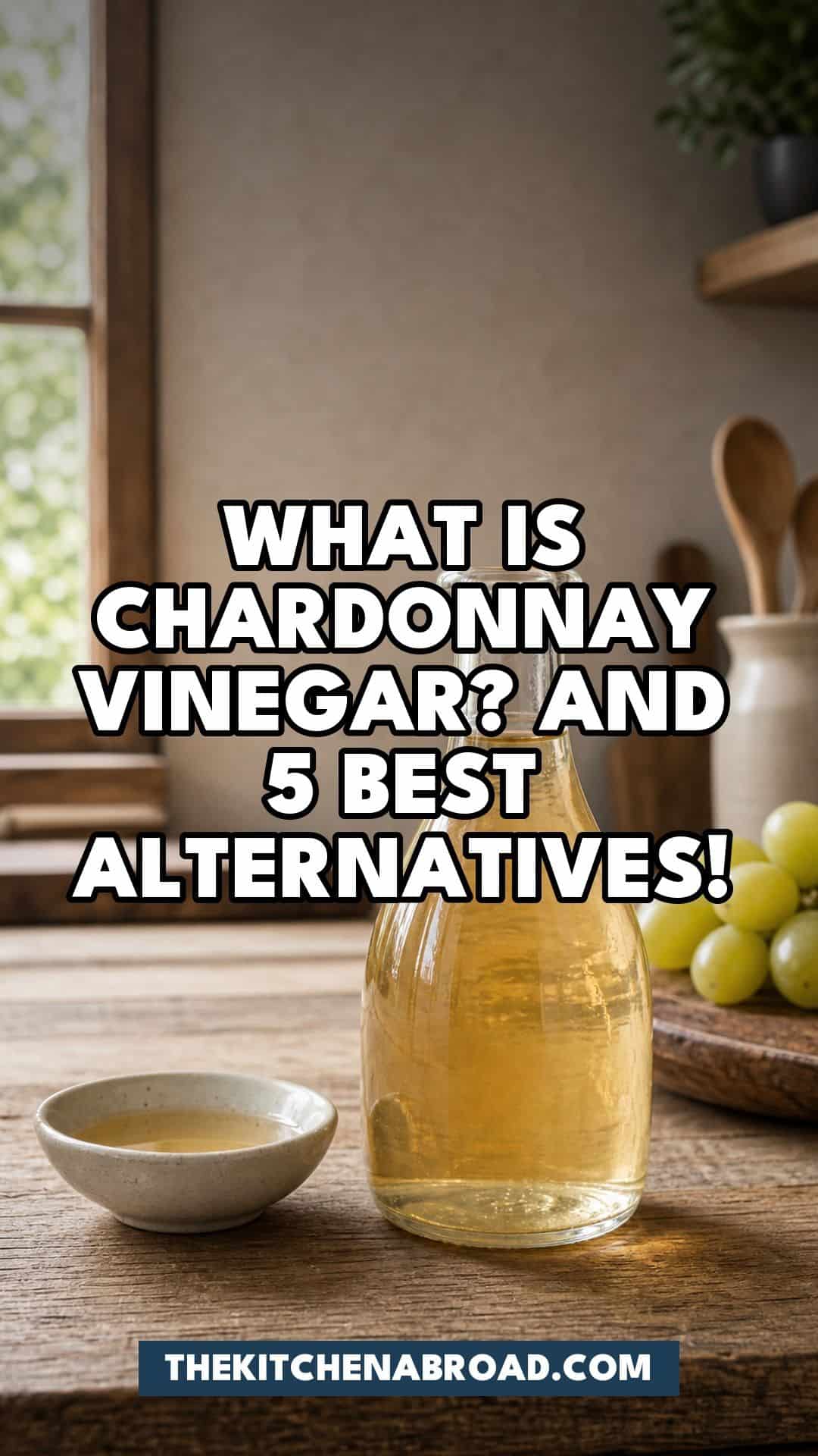 What Is Chardonnay Vinegar? And 5 Best Alternatives! Pinterest pin for What Is Chardonnay Vinegar? And 5 Best Alternatives!