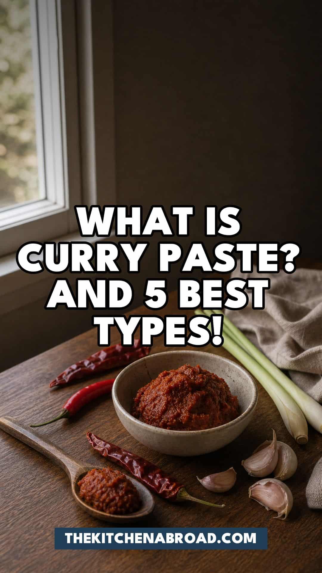 What Is Curry Paste? And 5 Best Types! Pinterest pin for What Is Curry Paste? And 5 Best Types!