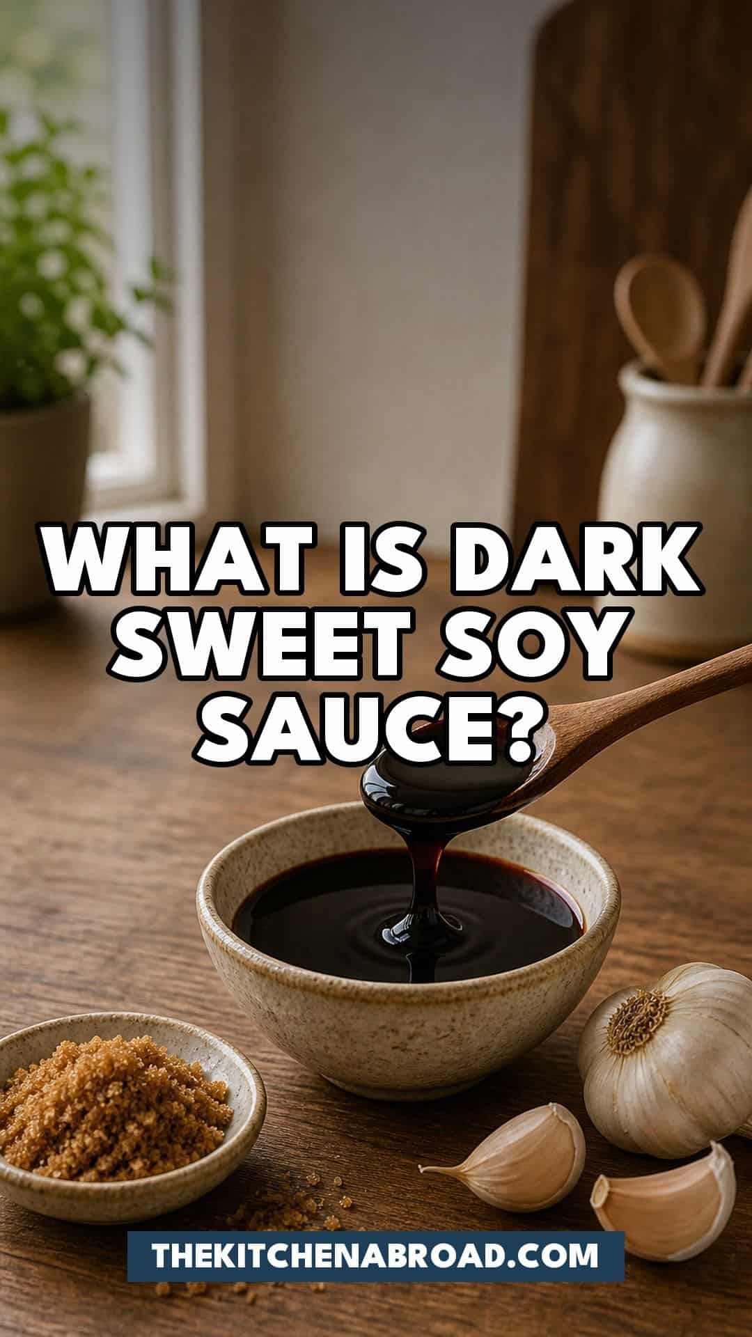 What Is Dark Sweet Soy Sauce? And 5 Best Alternatives! Pinterest pin for What is Dark Sweet Soy Sauce?