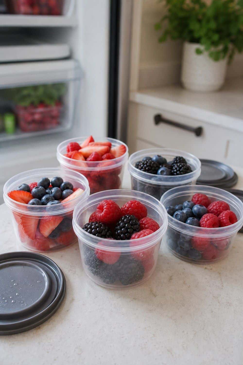13. Snack Cups for Eat-First Berries