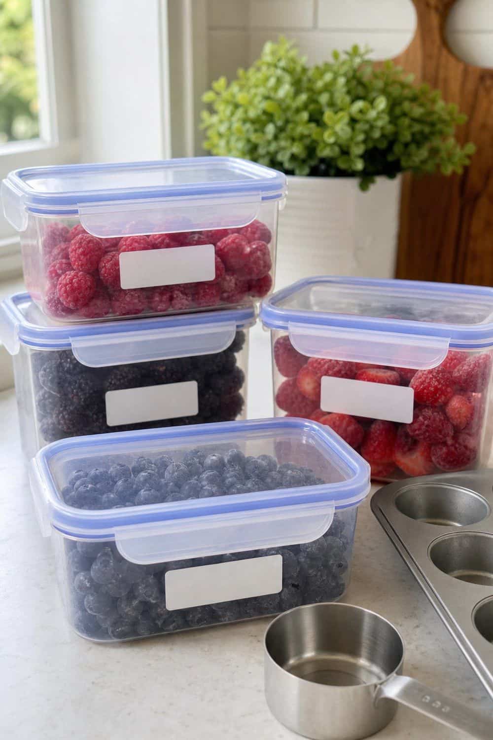 18. Baking Berries in Freezer Containers