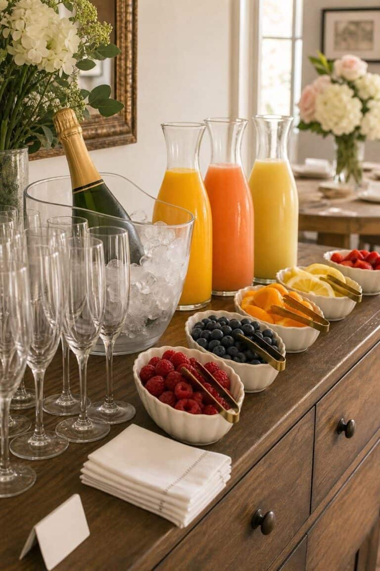 25 Bridal Shower Brunch Ideas for a Pretty Self-Serve Menu