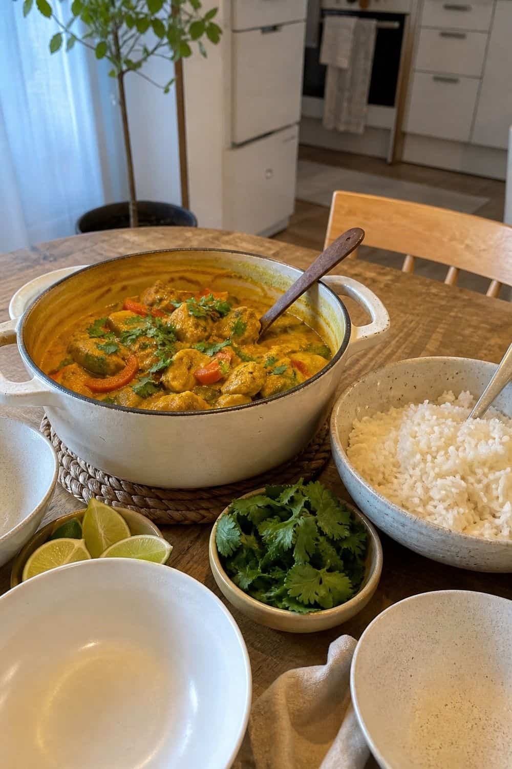 25 Casual Dinner Party Menu Ideas for Easy Hosting 8. Curry and Rice Dinner for casual dinner party menu ideas