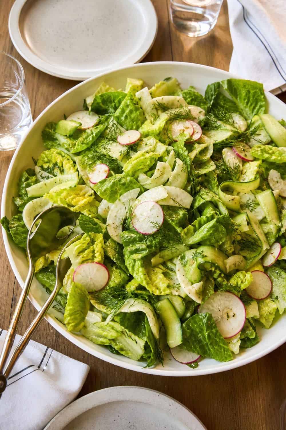 25 Casual Dinner Party Menu Ideas for Easy Hosting 22. One Crisp Statement Salad for casual dinner party menu ideas