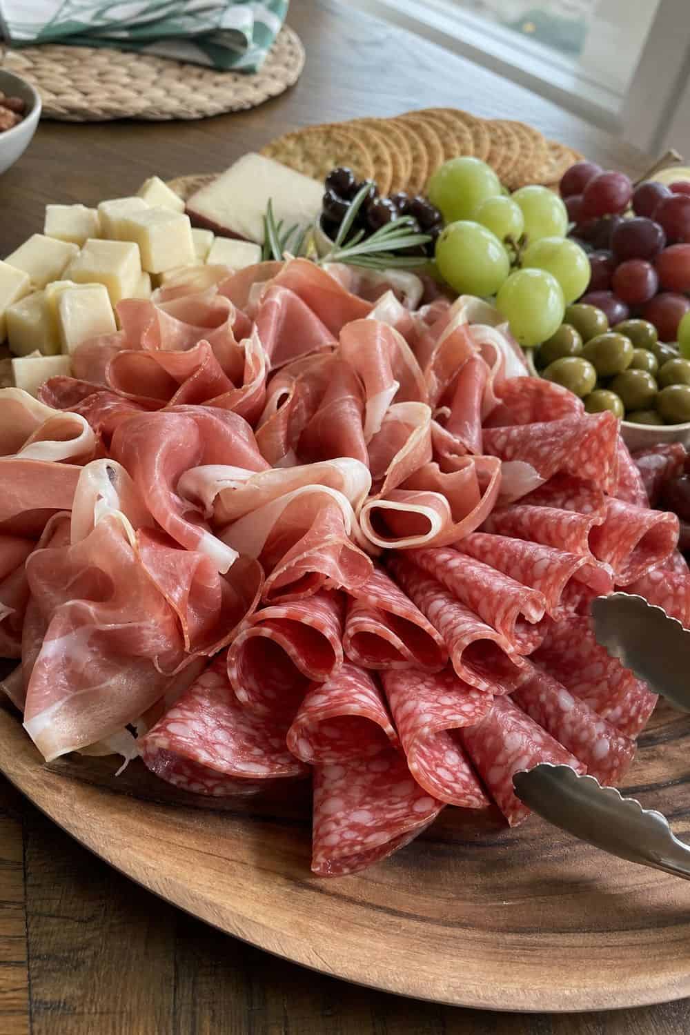 25 Christmas Appetizer Board Ideas for Easy Hosting 25 Christmas Appetizer Board Ideas for Easy Hosting: 6. Fold Salami or Prosciutto for Easy Grabbing