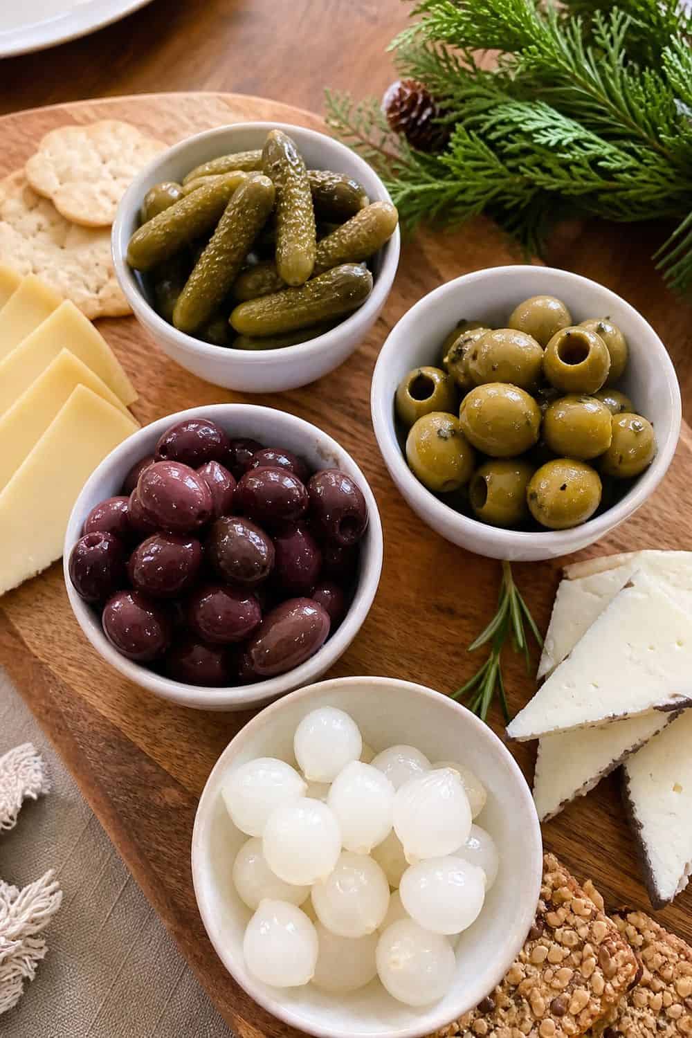25 Christmas Appetizer Board Ideas for Easy Hosting 25 Christmas Appetizer Board Ideas for Easy Hosting: 10. Add Pickles and Olives for Acid