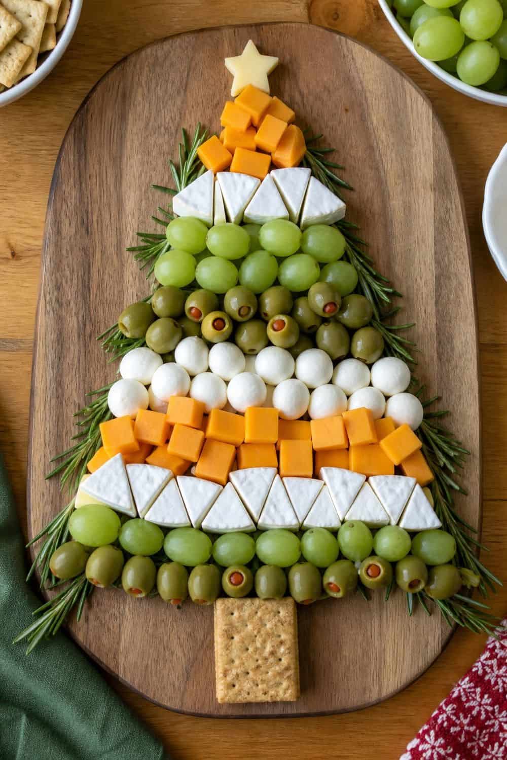 25 Christmas Appetizer Board Ideas for Easy Hosting 25 Christmas Appetizer Board Ideas for Easy Hosting: 14. Make a Christmas Tree Cheese Board
