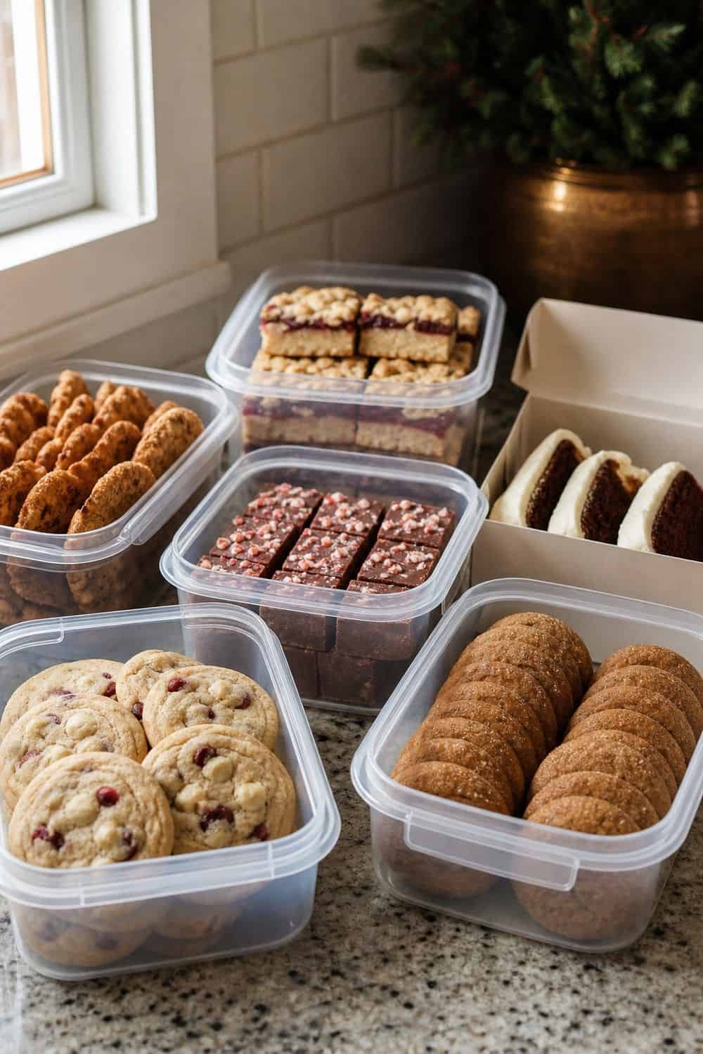 20 Christmas Meal Prep Ideas That Make Life Easier christmas meal prep 14 cookie and dessert storage zone