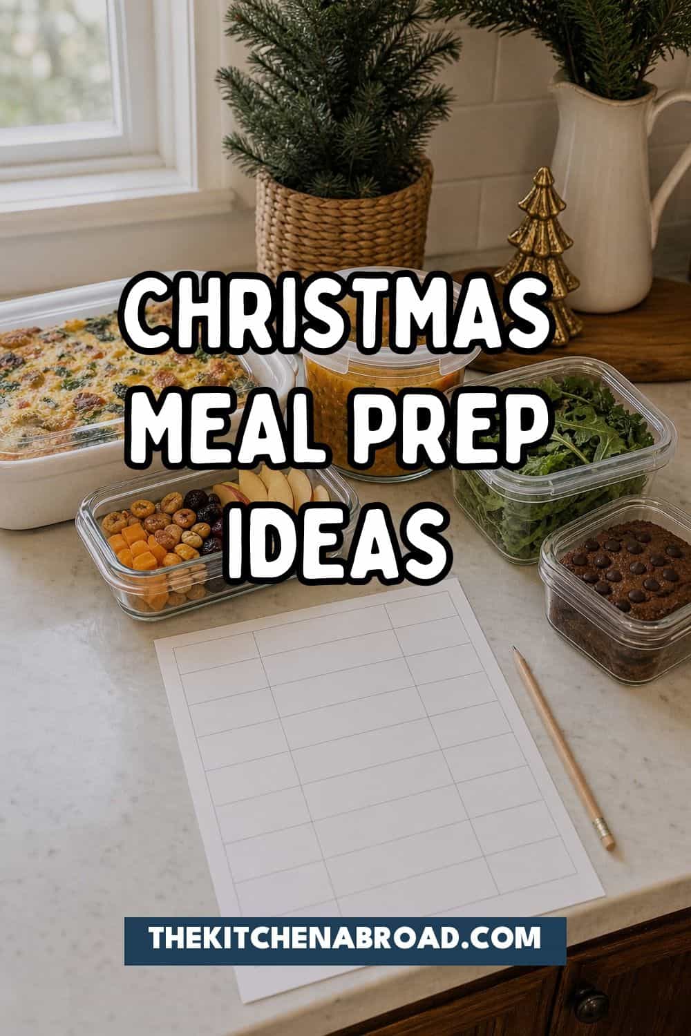 20 Christmas Meal Prep Ideas That Make Life Easier christmas meal prep pinterest pin