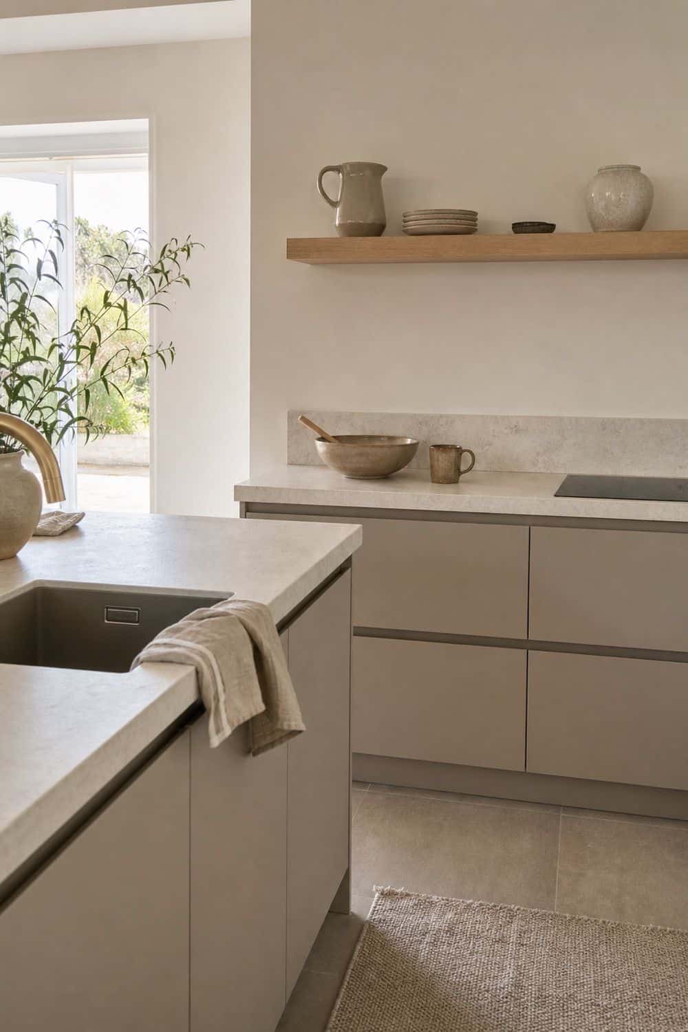 25 Contemporary Kitchen Ideas for a Clean, Polished Layout 19. Tonal Color Palette