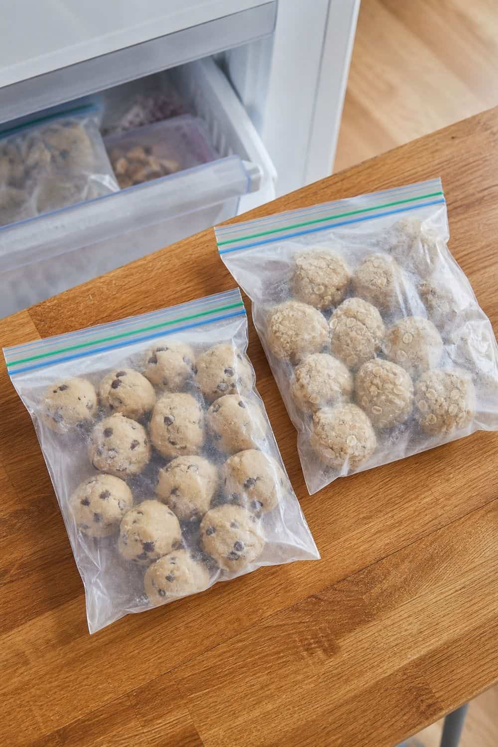 20 Cookie Dough Freezer Prep Ideas That Make Life Easier cookie dough freezer prep section 06