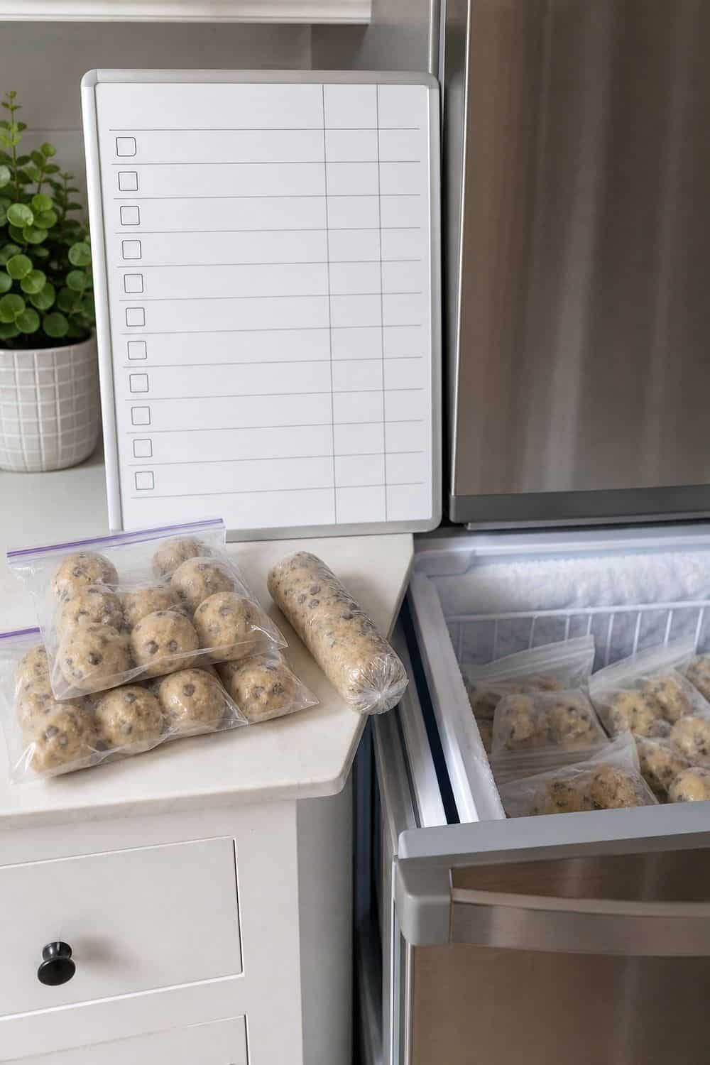 20 Cookie Dough Freezer Prep Ideas That Make Life Easier cookie dough freezer prep section 18