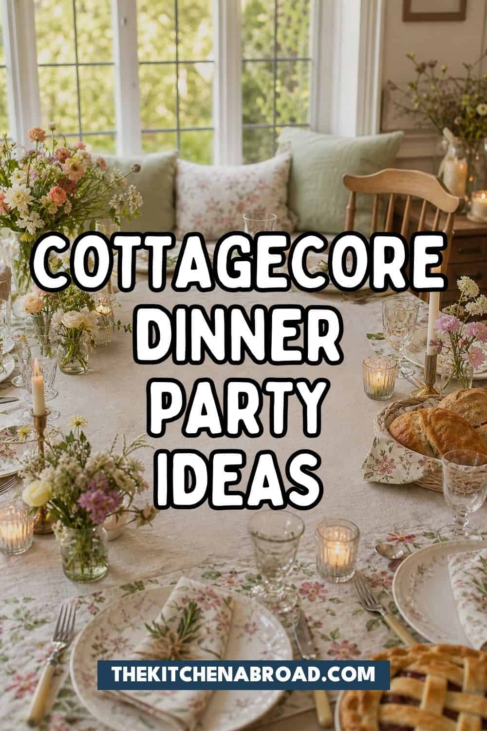 Cottagecore dinner party ideas