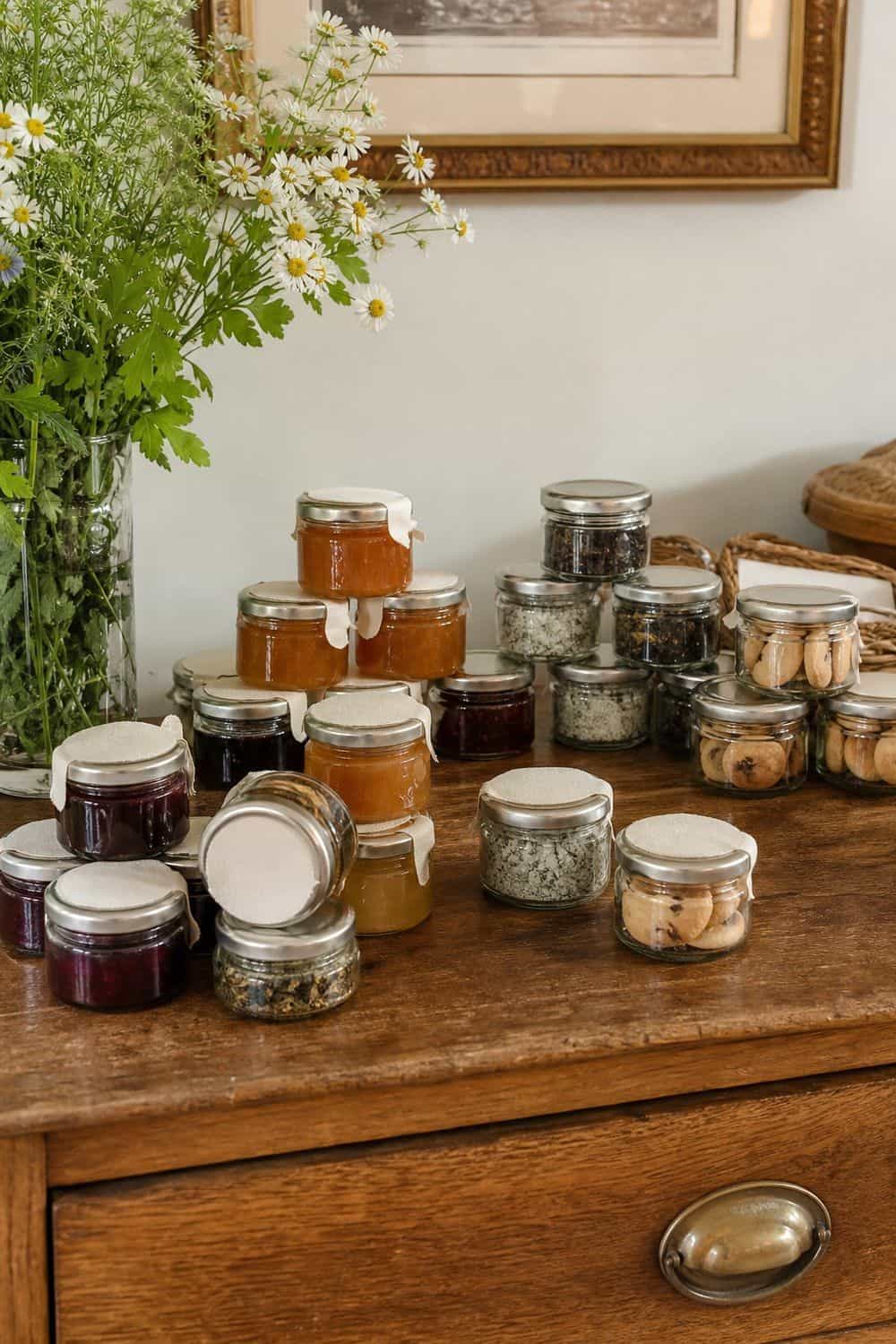 Send Guests Home With Tiny Jam Jars