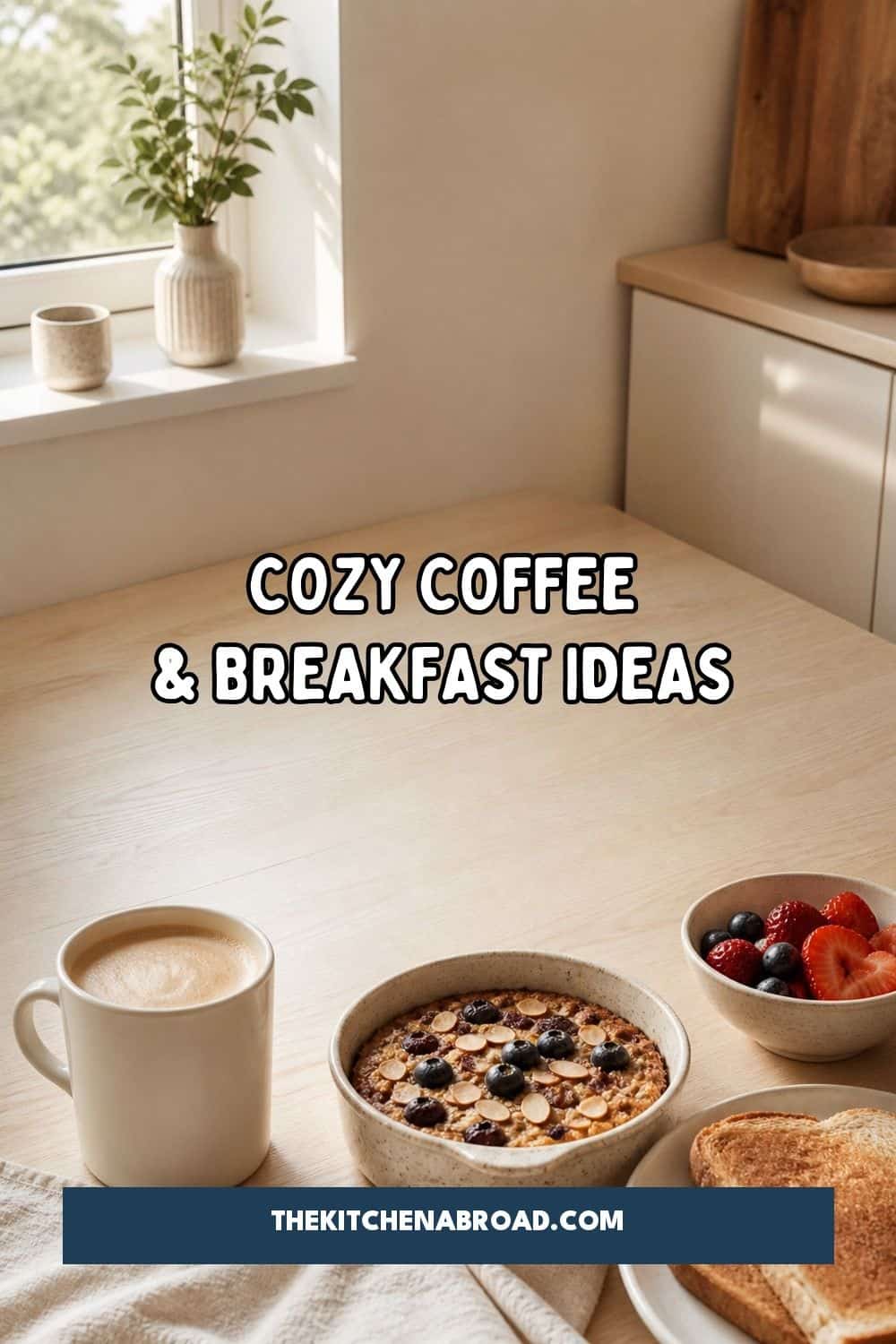 20 Cozy Coffee and Breakfast Ideas for Slow Mornings cozy coffee and breakfast ideas pinterest pin