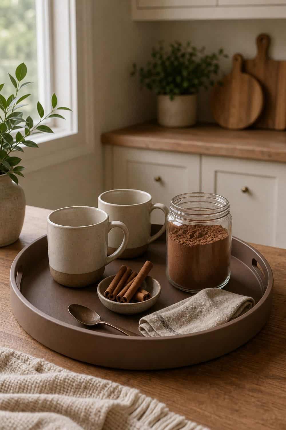 25 Cozy Holiday Kitchen Decor Ideas for a Soft Festive Glow cozy holiday kitchen decor ideas section 08