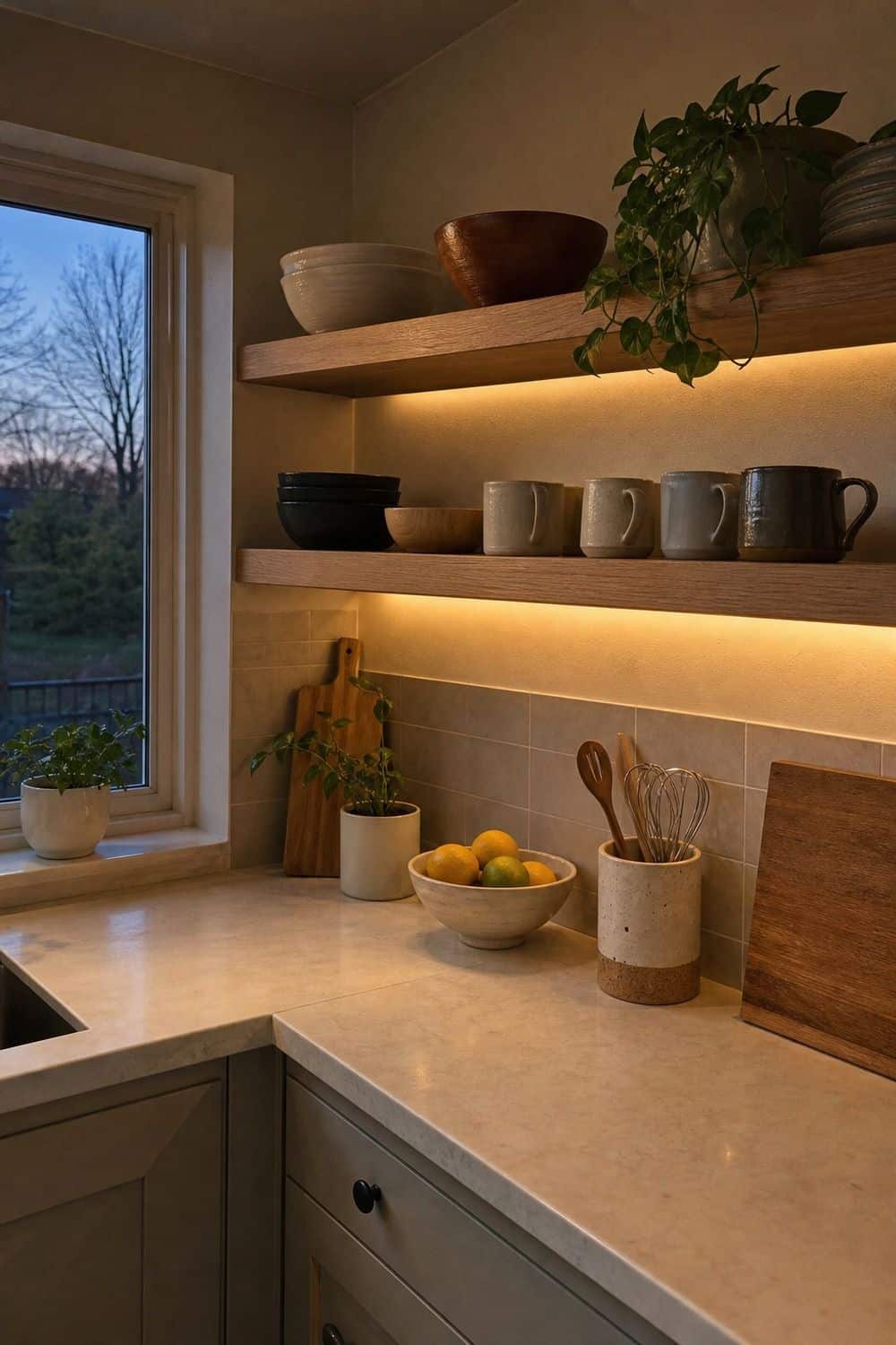 25 Cozy Holiday Kitchen Decor Ideas for a Soft Festive Glow cozy holiday kitchen decor ideas section 24