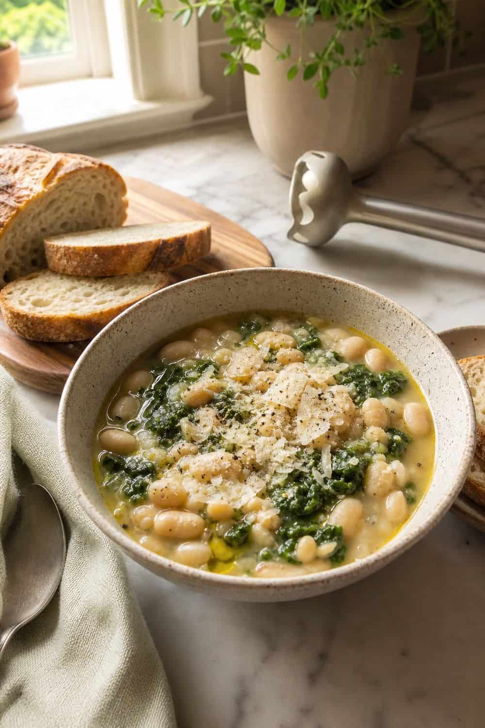 15 Cozy Soup Night Ideas for Cozy Food Moments cozy soup night ideas 06 pantry white bean soup night