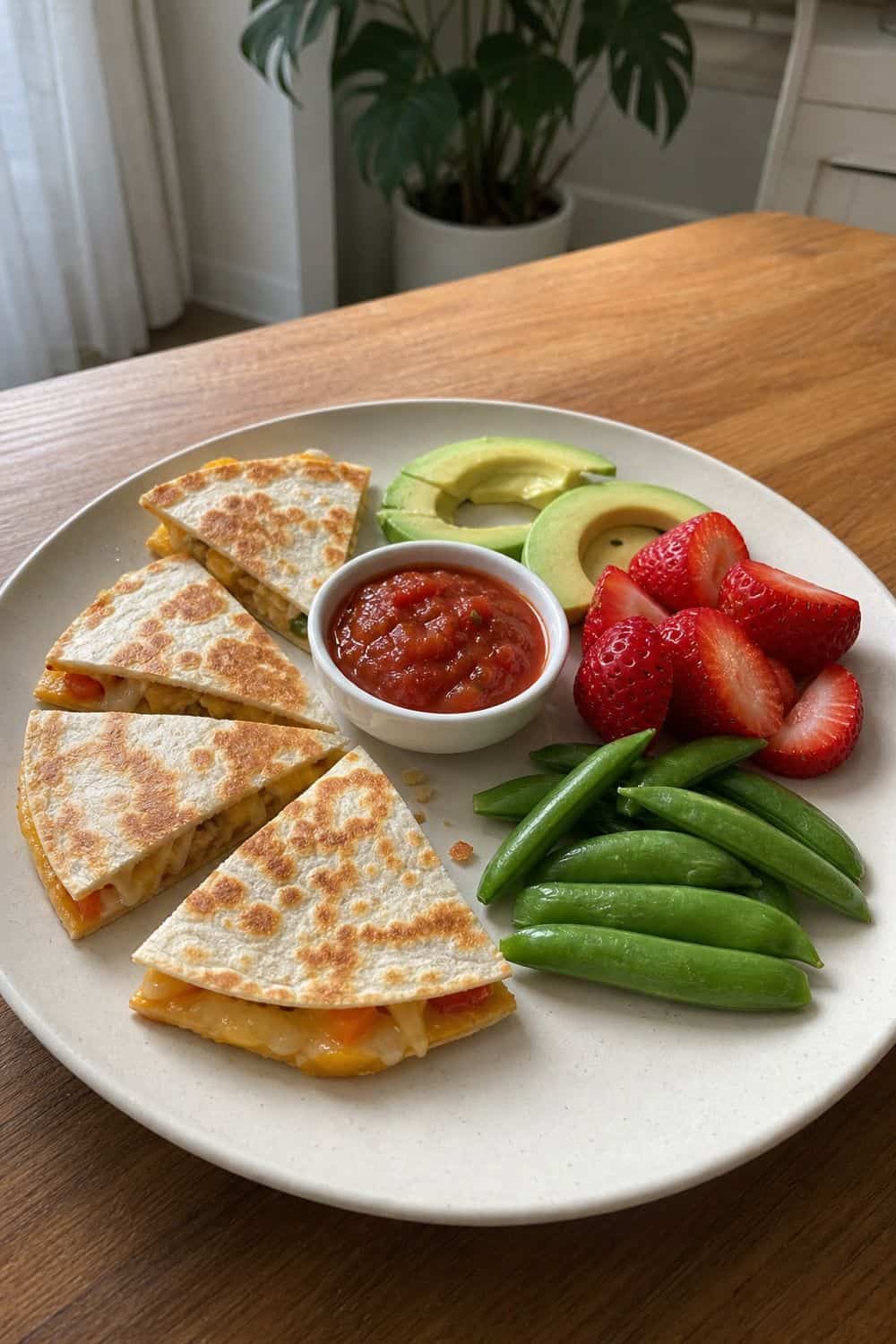 7. Mini Quesadilla Lunch Plate