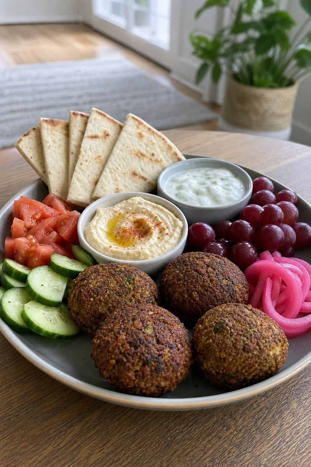 12. Falafel Pita Plate