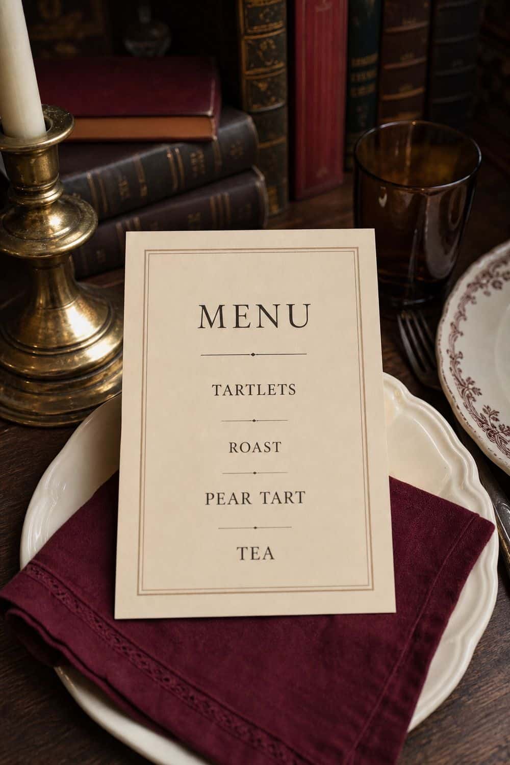 25 Dark Academia Dinner Party Ideas for Easy Hosting dark academia dinner party ideas h3 07 section photo
