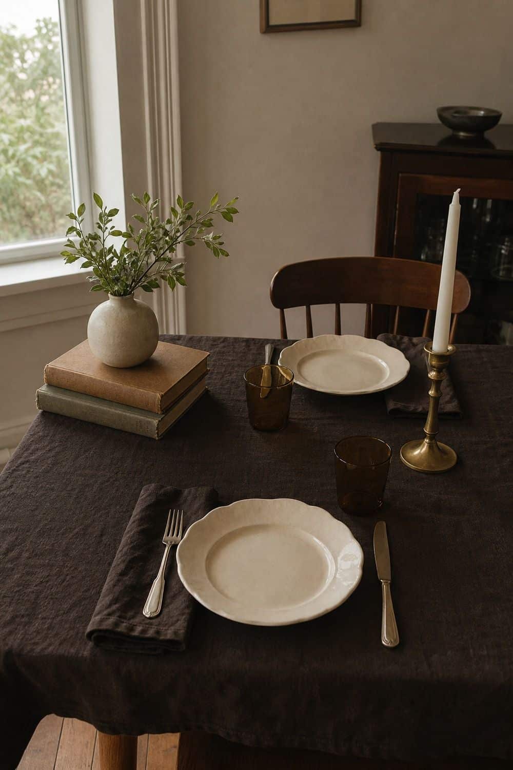 25 Dark Academia Tablescape Ideas for Easy Hosting dark academia tablescape ideas section 05