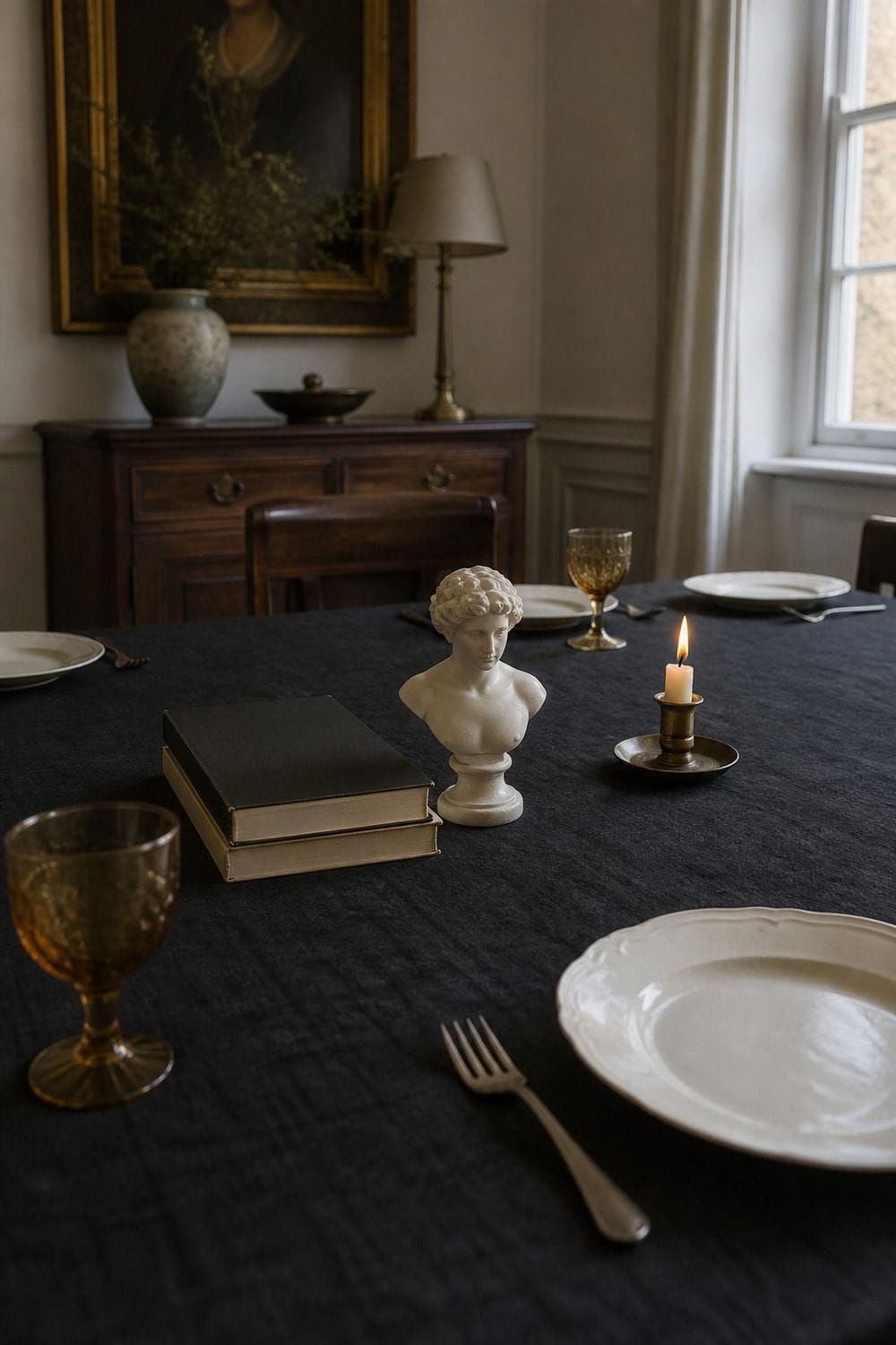 25 Dark Academia Tablescape Ideas for Easy Hosting dark academia tablescape ideas section 15