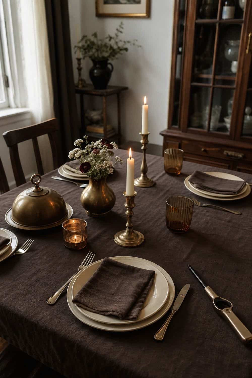 25 Dark Academia Tablescape Ideas for Easy Hosting dark academia tablescape ideas section 25