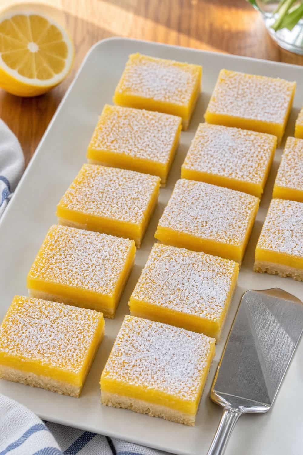 25 Easter Dessert Table Ideas for a Pretty Spring Spread easter dessert table 04 clean cut lemon bars